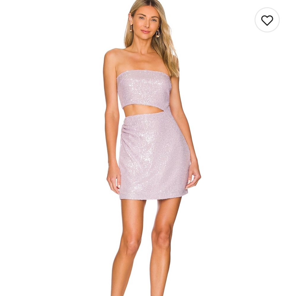 Amanda Uprichard Meara mini dress in XS Lavender